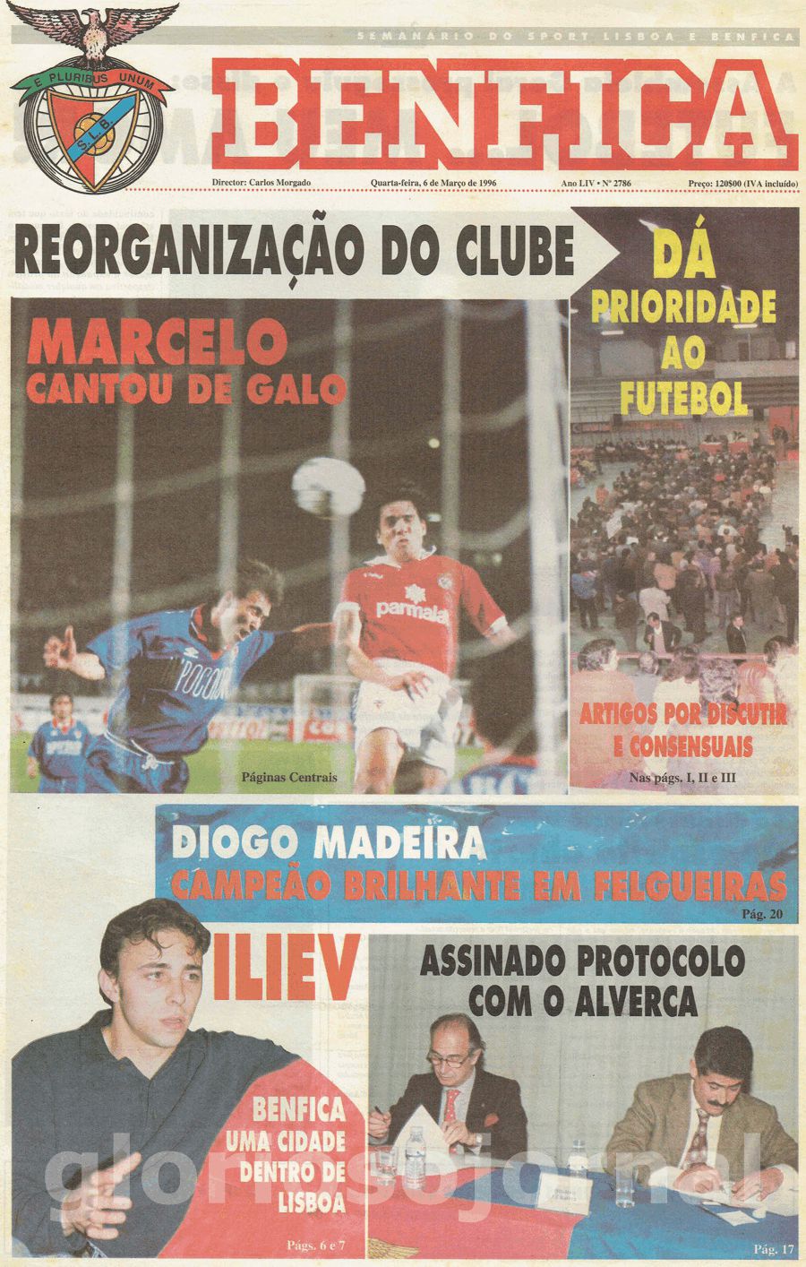 jornal o benfica 2786 1996-03-06